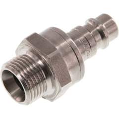 Kupplungsstecker (NW7,2) G 3/8"(AG), Edelstahl