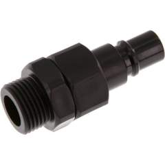 Parker KSG 38 NW7 PO BA. Kupplungsstecker (NW7,2) G 3/8", POM absperrend