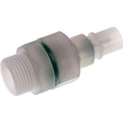 Parker KSG 38 NW7 PV BA. Kupplungsstecker (NW7,2) G 3/8", PVDF absperrend