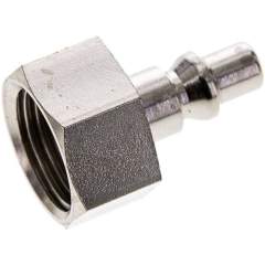 Kupplungsstecker (ARO/ORION) G 1/2"(IG), Stahl gehärtet & vernickelt