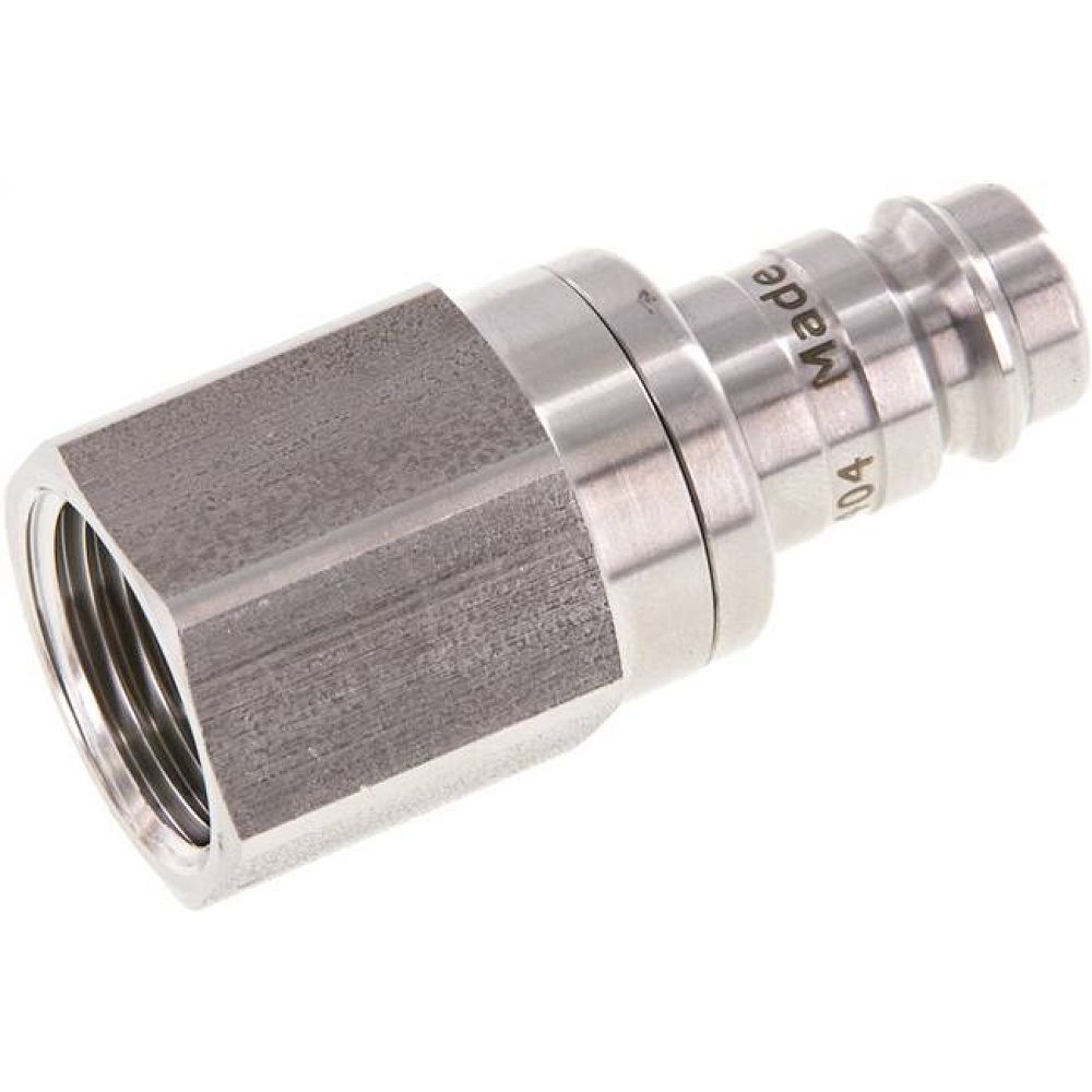 Kupplungsstecker (NW10) G 1/2"(IG), 1.4404