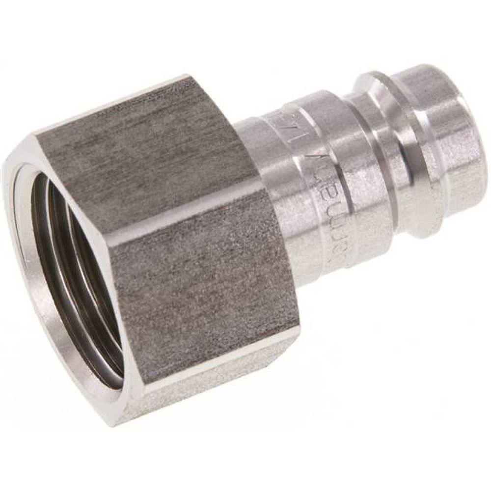 Kupplungsstecker (NW10) G 1/2"(IG), Edelstahl