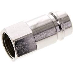 Parker KSGI 12 NW15 MSV. Kupplungsstecker (NW15) G 1/2"(IG), Messing vernickelt