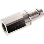 Parker KSGI 12 NW15 MSV BA. Kupplungsstecker (NW15) G 1/2"(IG), Messing vernickelt