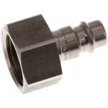 Kupplungsstecker (NW7,2) G 1/2"(IG), Edelstahl