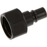 Parker KSGI 12 NW7 PO. Kupplungsstecker (NW7,2) G 1/2", POM offen