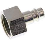 Kupplungsstecker (NW7,2) G 1/2"(IG), Stahl gehärtet & verzinkt