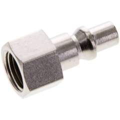 Kupplungsstecker (ARO/ORION) G 1/4"(IG), Stahl gehärtet & vernickelt