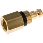 Parker KSGI 14 NW5-SCH. Kupplungsstecker (NW5) G 1/4"(IG), Messing