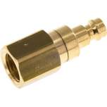 Kupplungsstecker (NW5) G 1/4"(IG), Messing