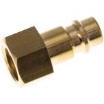 Kupplungsstecker (NW7,2) G 1/4"(IG), Messing