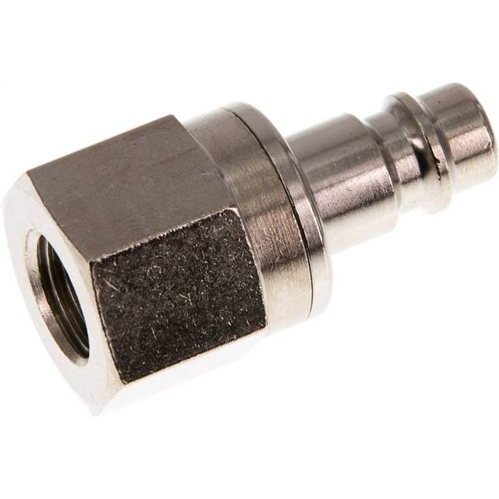 Kupplungsstecker (NW7,2) G 1/4"(IG), Messing vernickelt