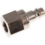 Kupplungsstecker (NW7,2) G 1/4"(IG), Messing vernickelt