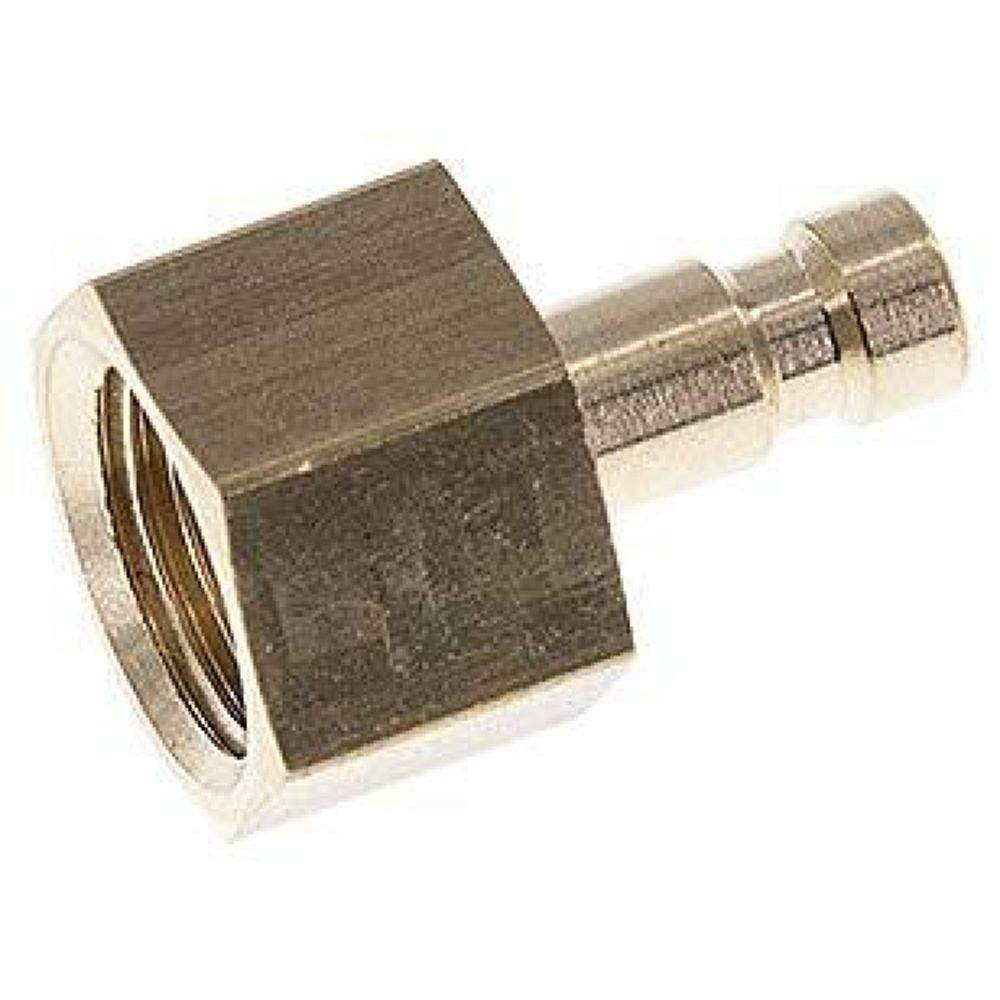Kupplungsstecker (NW2,7) G 1/8"(IG), Messing