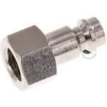 Kupplungsstecker (NW5) G 1/8"(IG), Messing vernickelt