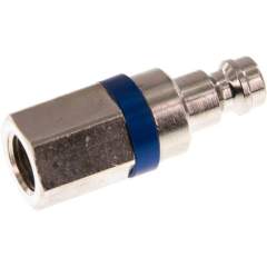 Parker KSGI 18 NW5 MSV-BL. Kupplungsstecker (NW5) G 1/8"(IG), Messing vernickelt