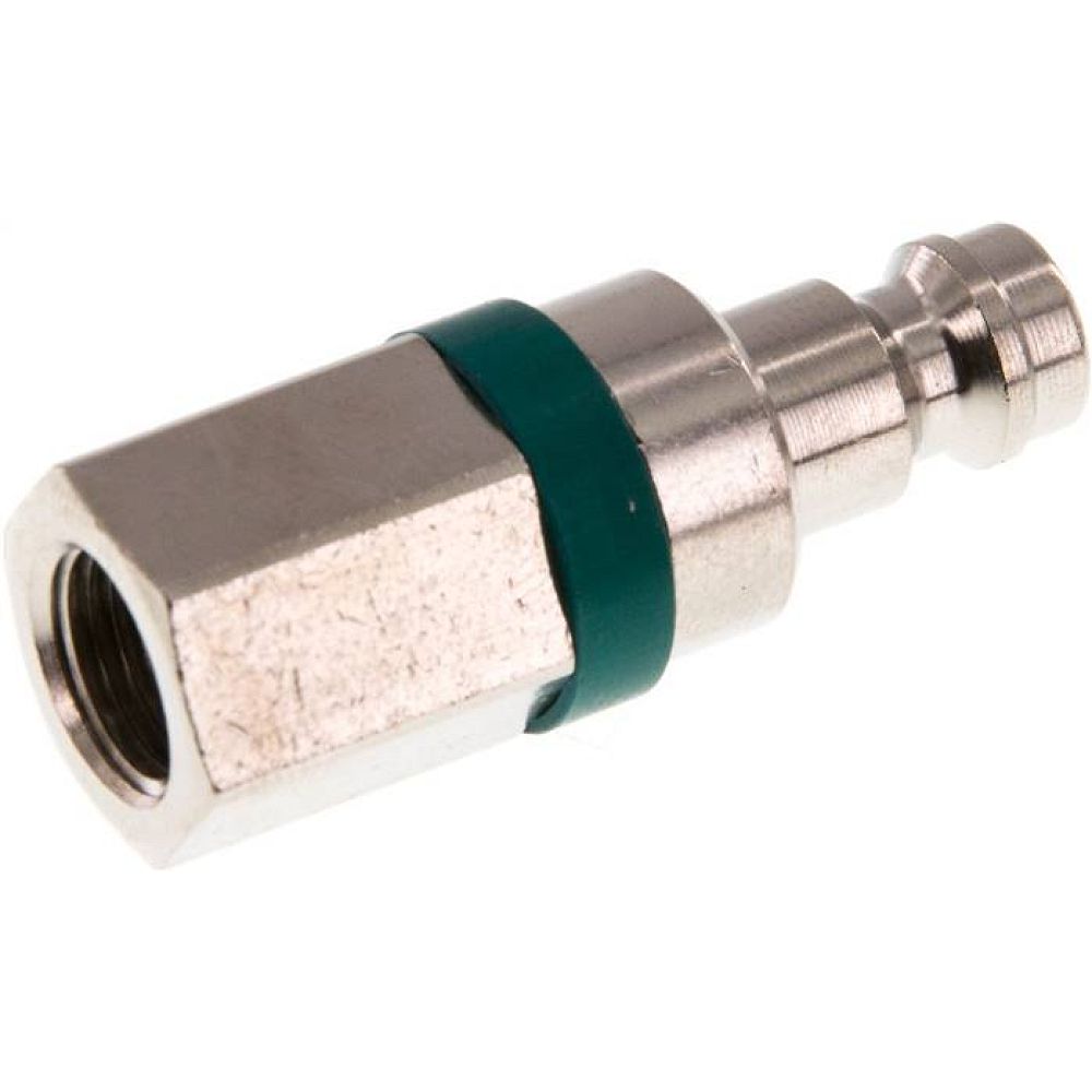 Parker KSGI 18 NW5 MSV-GR. Kupplungsstecker (NW5) G 1/8"(IG), Messing vernickelt