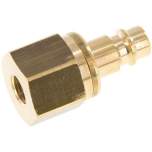 Parker KSGI 18 NW7 BA. Kupplungsstecker (NW7,2) G 1/8"(IG), Messing