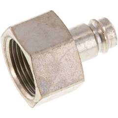 Kupplungsstecker (NW10) G 3/4"(IG), Stahl gehärtet & vernickelt