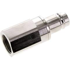 Parker KSGI 34 NW15 MSV BA. Kupplungsstecker (NW15) G 3/4"(IG), Messing vernickelt