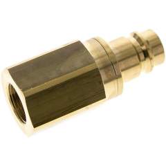 Kupplungsstecker (NW19) G 3/4"(IG), Messing