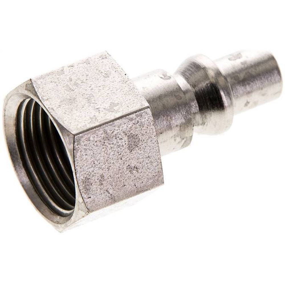 Kupplungsstecker (ARO/ORION) G 3/8"(IG), Stahl gehärtet & vernickelt