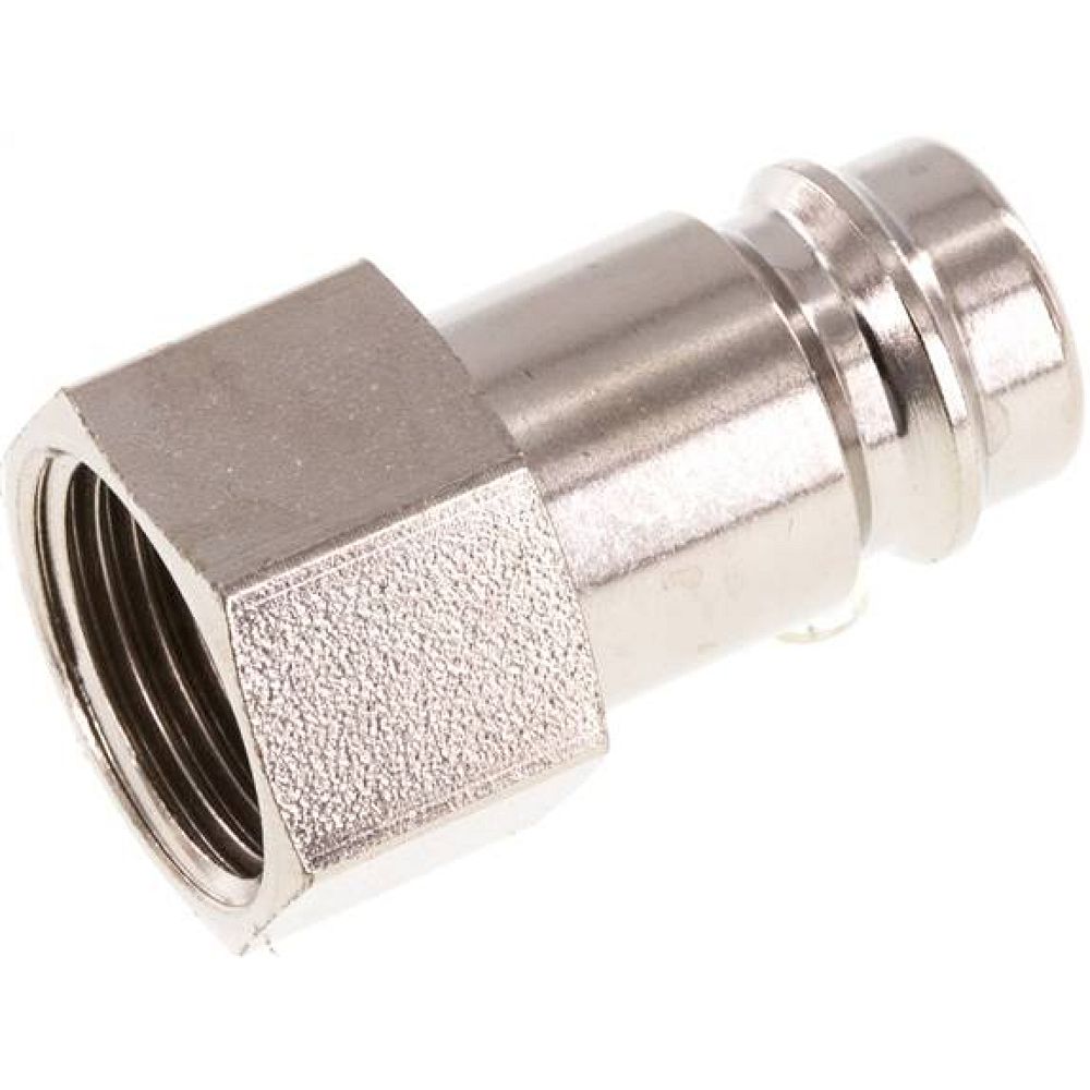 Kupplungsstecker (NW10) G 3/8"(IG), Stahl gehärtet & vernickelt