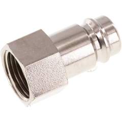 Kupplungsstecker (NW10) G 3/8"(IG), Stahl gehärtet & vernickelt
