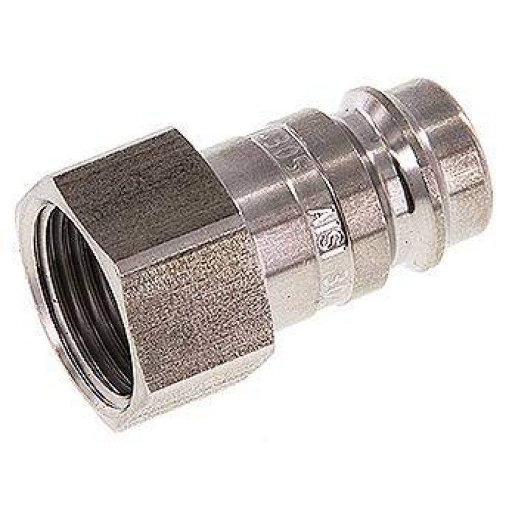 Kupplungsstecker (NW10) G 3/8"(IG), Edelstahl