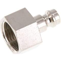 Kupplungsstecker (NW5) G 3/8"(IG), Messing vernickelt