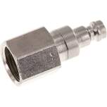 Kupplungsstecker (NW5) G 3/8"(IG), Messing vernickelt