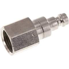 Kupplungsstecker (NW5) G 3/8"(IG), Messing vernickelt