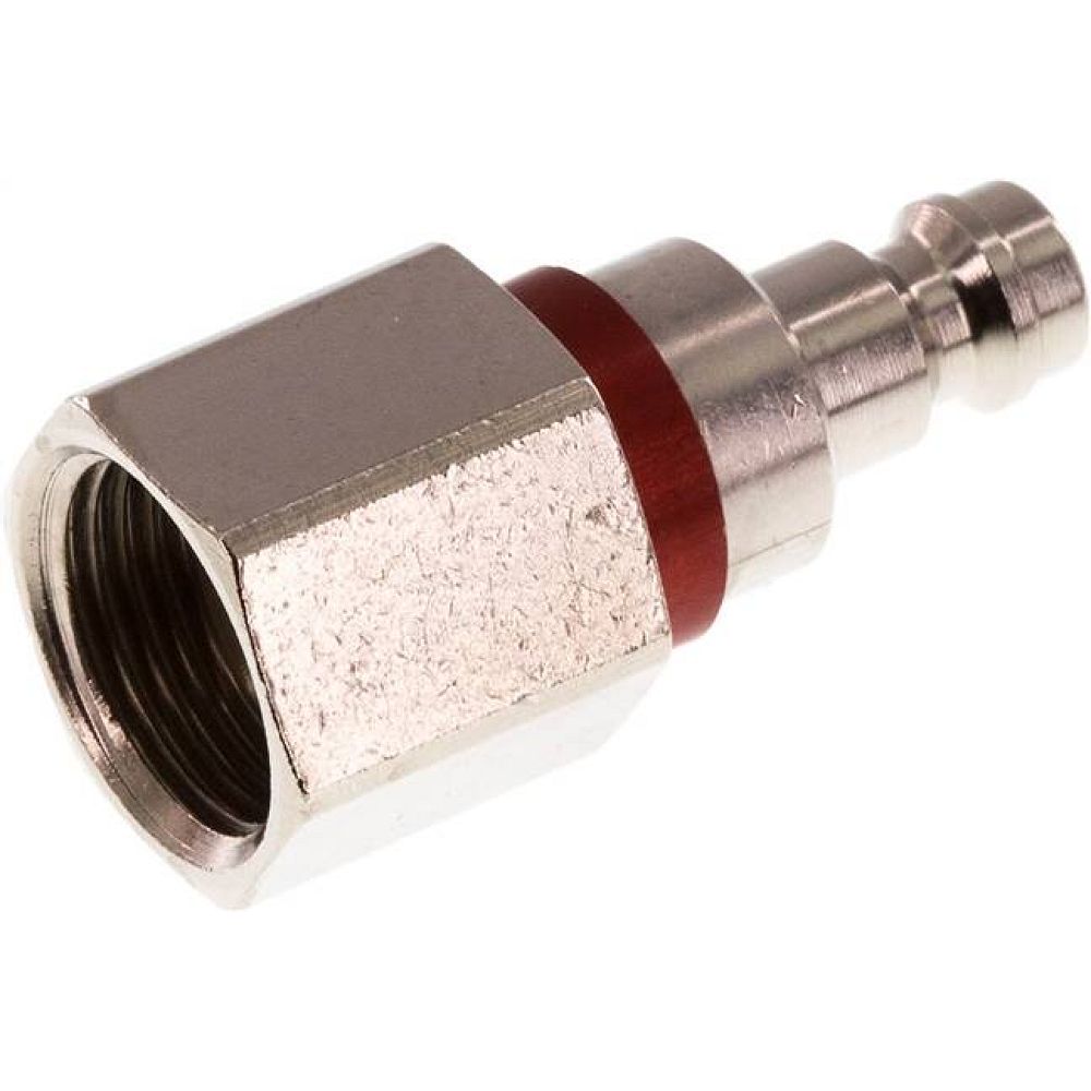 Parker KSGI 38 NW5 MSVBA-RO. Kupplungsstecker (NW5) G 3/8"(IG), Messing vernickelt