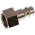 Kupplungsstecker (NW7,2) G 3/8"(IG), Messing vernickelt