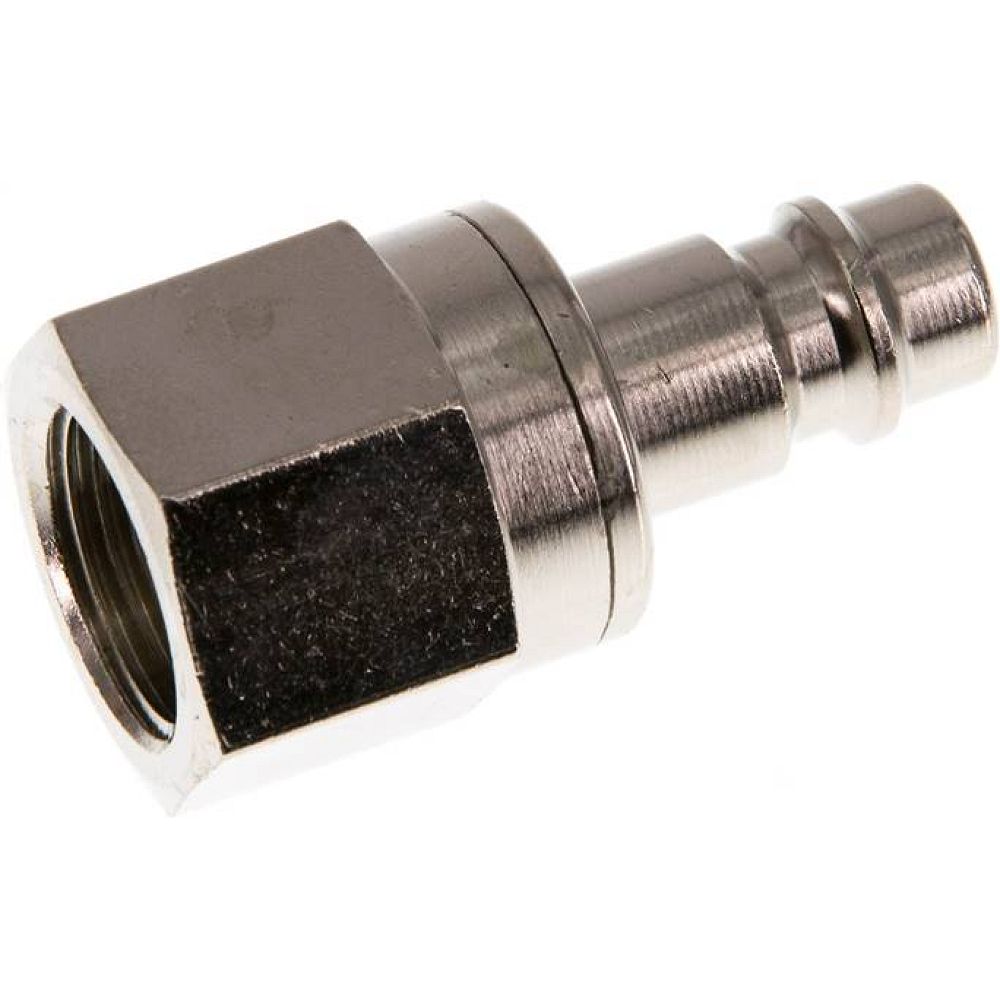 Kupplungsstecker (NW7,2) G 3/8"(IG), Messing vernickelt