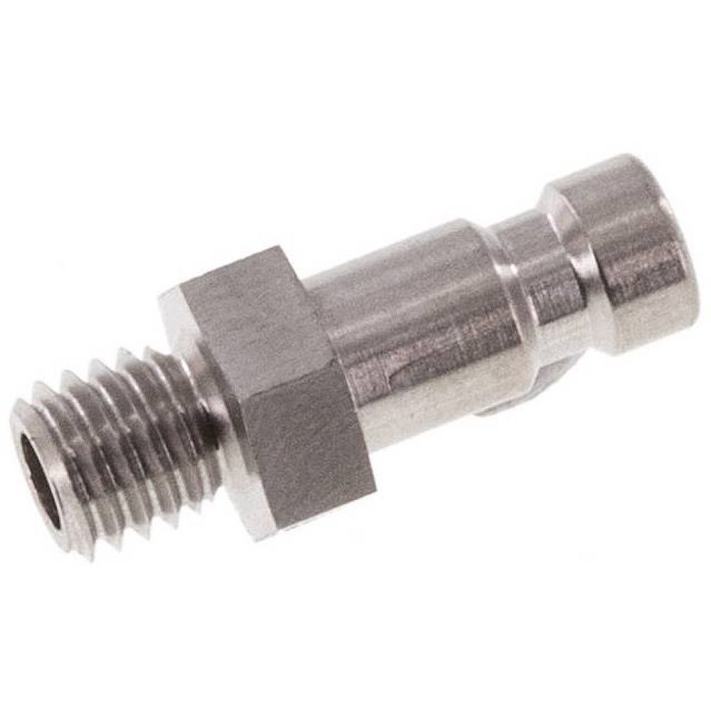 Kupplungsstecker (NW2,7) M 5(AG), Edelstahl