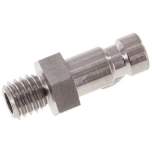 Kupplungsstecker (NW2,7) M 5(AG), Edelstahl