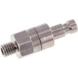 Kupplungsstecker (NW2,7) M 5(AG), Edelstahl