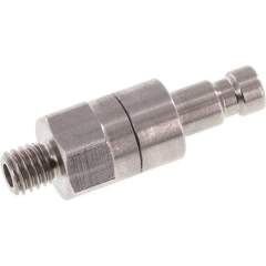 Kupplungsstecker (NW2,7) M 5(AG), Edelstahl