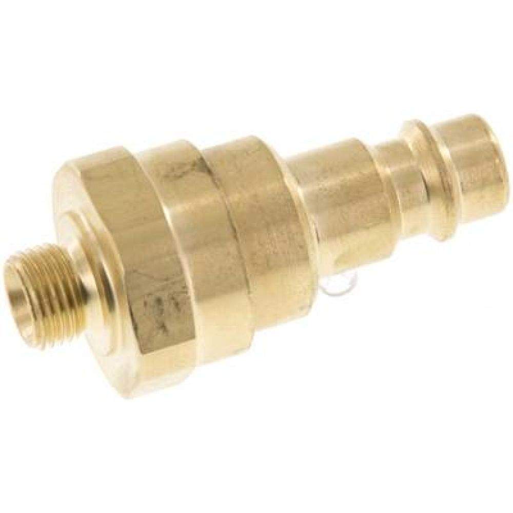 Kupplungsstecker (NW7,2) G 1/8"(AG) mit Rückschlagventil