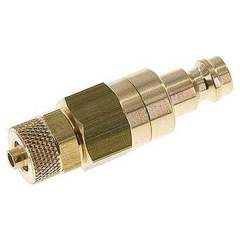 Kupplungsstecker (NW5) 6x4mm Schlauch, Messing