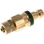 Kupplungsstecker (NW5) 6x4mm Schlauch, Messing