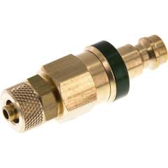 Kupplungsstecker (NW5) 6x4mm Schlauch, Messing