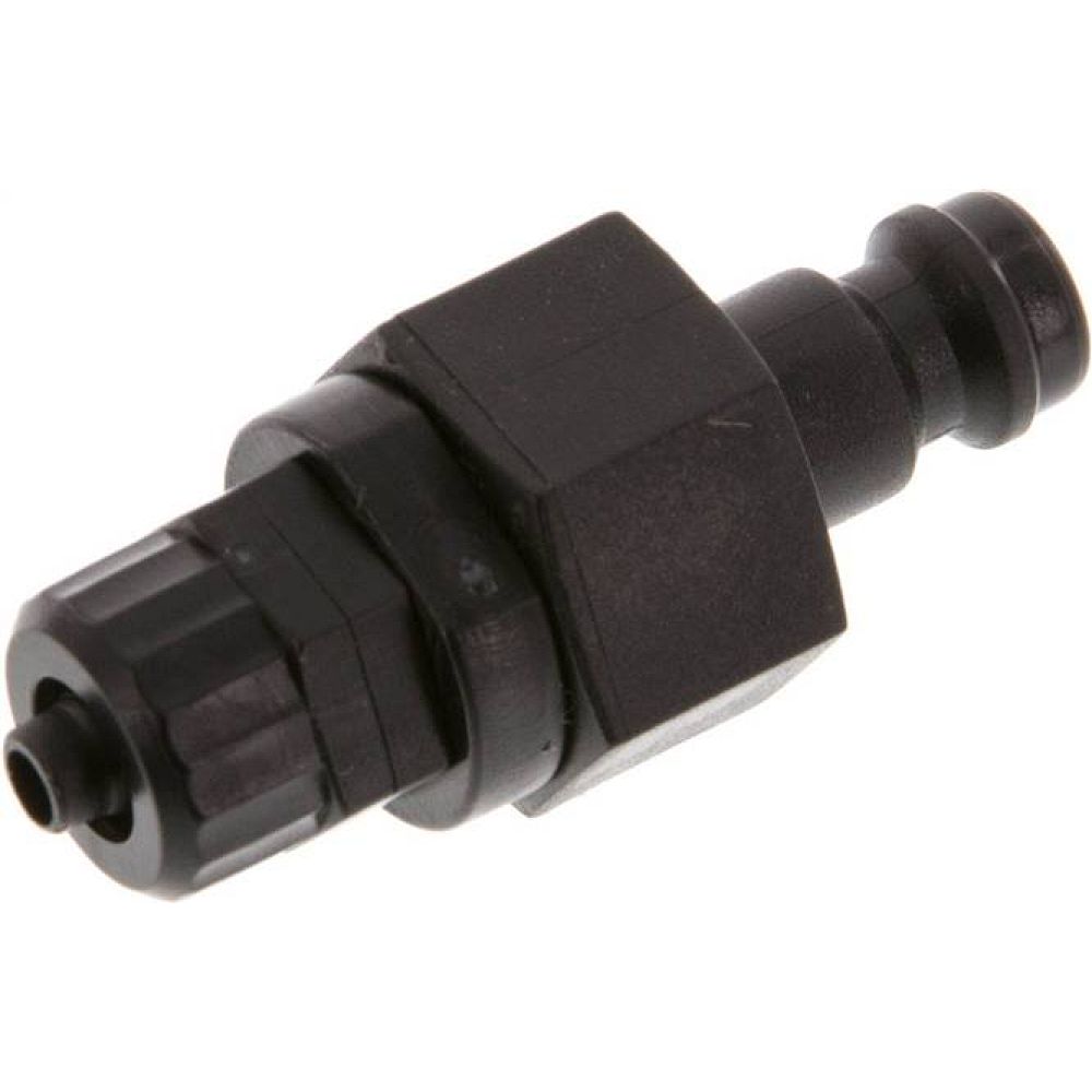 Parker KSK 4 NW5 PO BA. Kupplungsstecker (NW5) 6x4mm Schlauch, POM