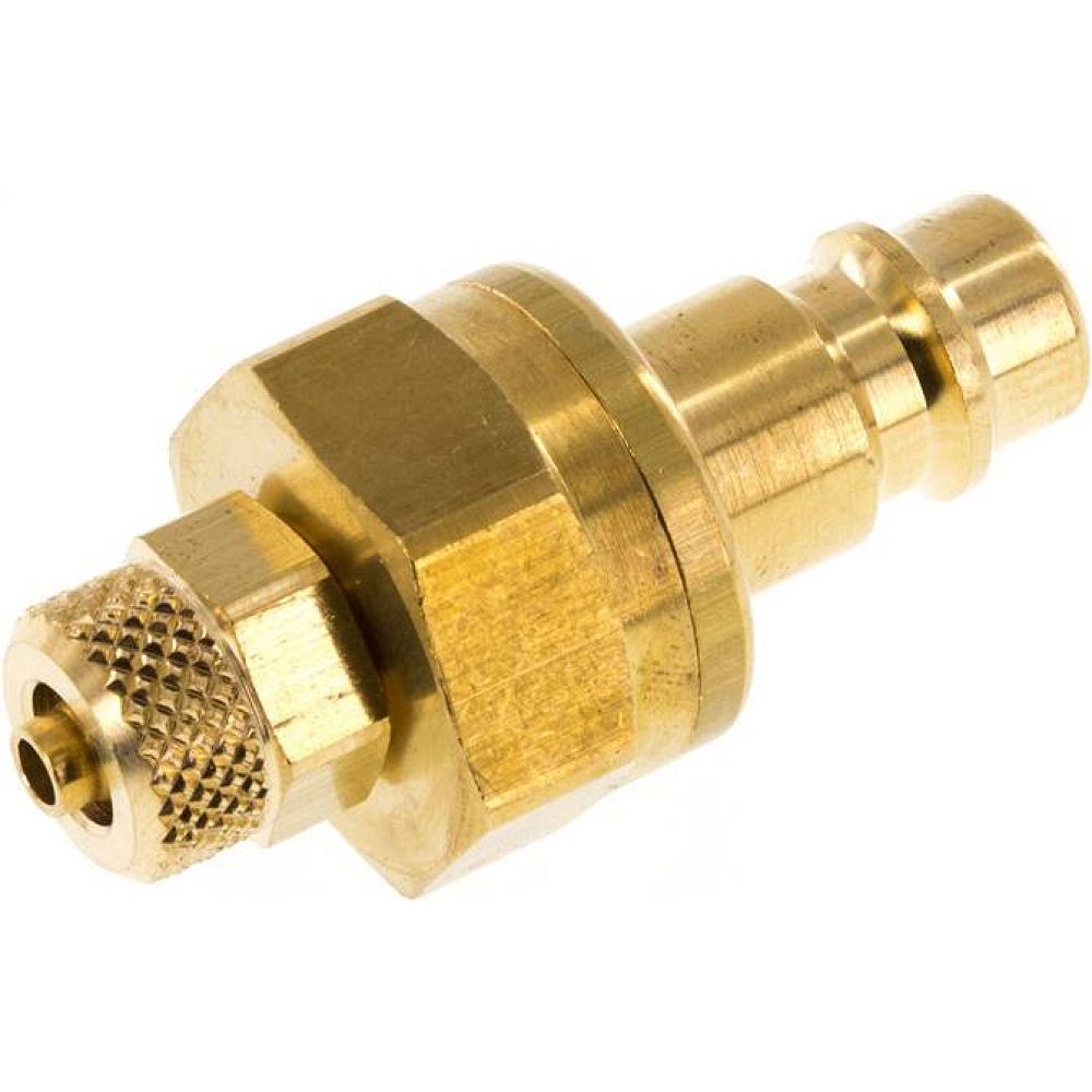 Parker KSK 4 NW7 BA. Kupplungsstecker (NW7,2) 6x4mm Schlauch, Messing