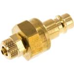 Parker KSK 4 NW7 BA. Kupplungsstecker (NW7,2) 6x4mm Schlauch, Messing