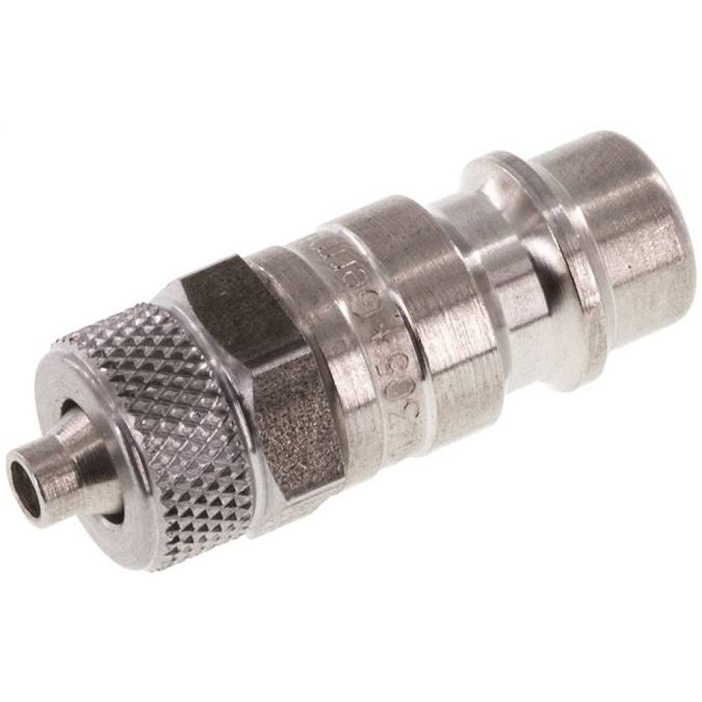 Kupplungsstecker (NW7,2) 6x4mm Schlauch, Edelstahl