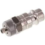 Kupplungsstecker (NW7,2) 6x4mm Schlauch, Edelstahl