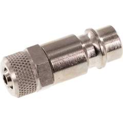 Kupplungsstecker (NW7,2) 6x4mm Schlauch, Messing vernickelt