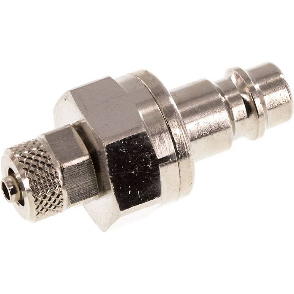 Parker KSK 4 NW7 MSV BA. Kupplungsstecker (NW7,2) 6x4mm Schlauch, Messing vernickelt